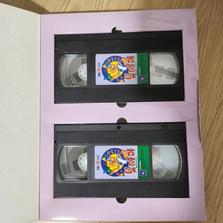 1998 뽀빠이 서부사나이 해적선장 비디오 테이프--2