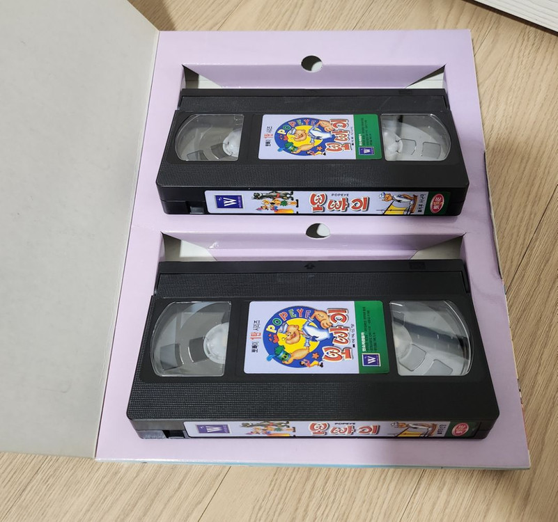 1998 뽀빠이 서부사나이 해적선장 비디오 테이프--3