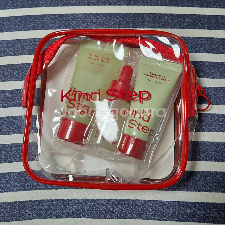 새상품 카인드스텝 트라이얼 키트(클렌징 오일, 세럼, 크림)--1