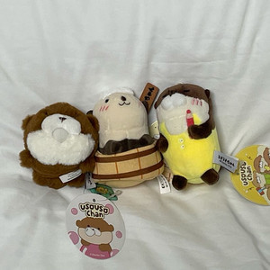 버블 우소우소짱, 온천 우소우소짱, 요가 우소우소짱 일괄(개별가능)