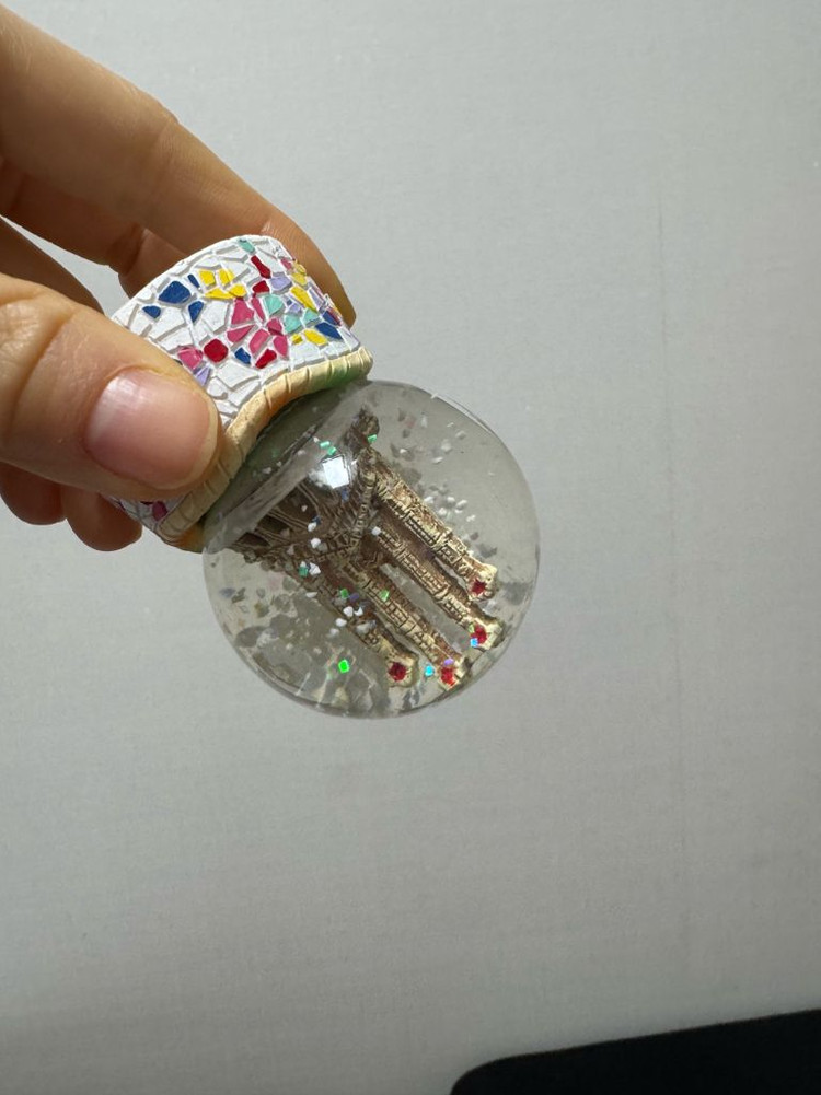 바르셀로나 사그라다 파밀리아 스노우볼 이미지