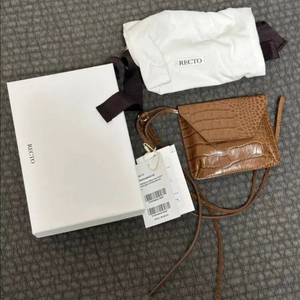 렉토 크로코다일 미니포켓 목걸이