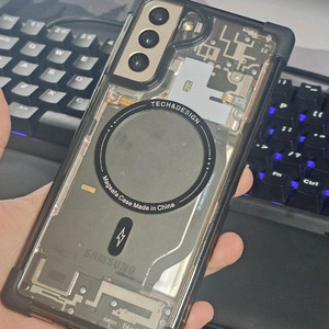 삼성 갤럭시 S21 Plus 골드 (투명에디션