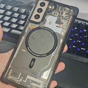 삼성 갤럭시 S21 Plus 골드 (투명에디션