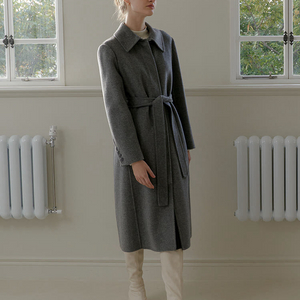 옆페 yuppe 스탠 핸드메이드 코트 그레이