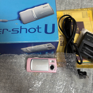 소니 사이버샷 dsc U 디지털카메라 빈티지 디카 핑크