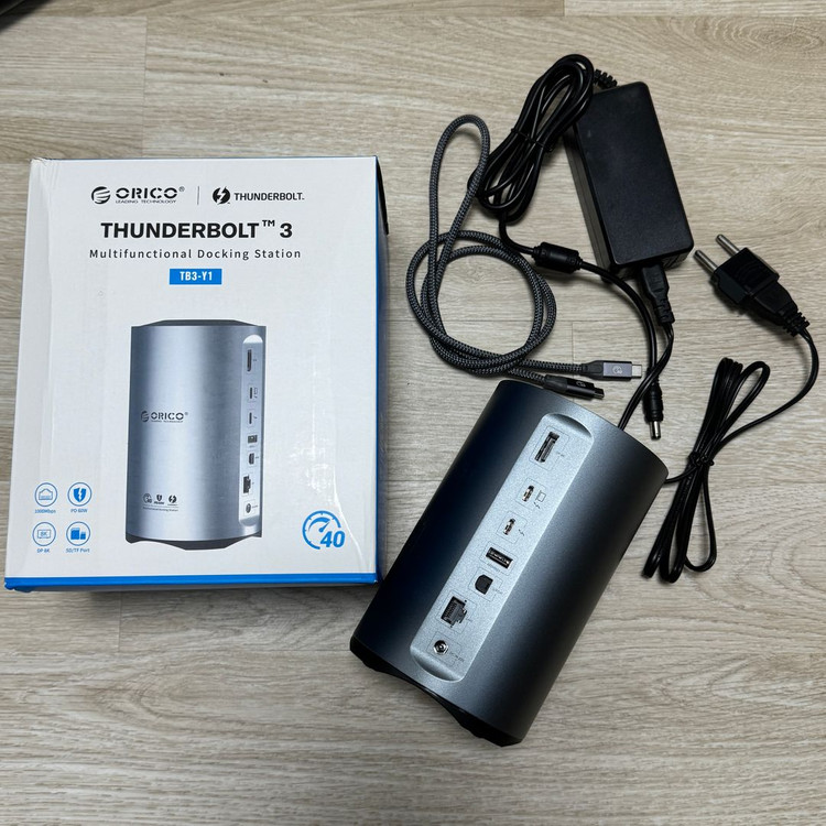 ORICO 오리코 썬더볼트 3 독 USB 허브 멀티 포트 도킹 스테이션 새제품 팝니다. TB3-Y1--1
