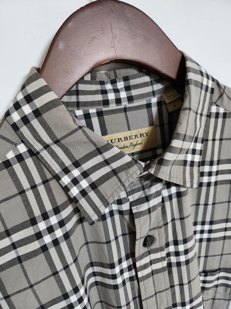 M 버버리 런던 빈티지 체크 코튼 남성 셔츠 8004207--1