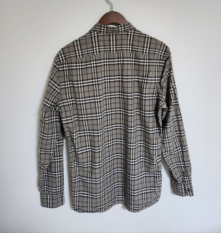 M 버버리 런던 빈티지 체크 코튼 남성 셔츠 8004207--4