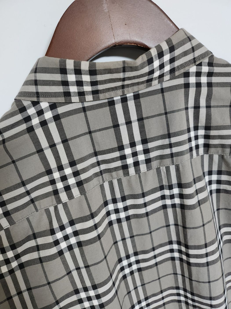 M 버버리 런던 빈티지 체크 코튼 남성 셔츠 8004207--5
