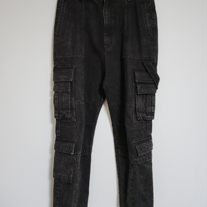 [46] 준지 데님 흑청 멀티 카고 팬츠 JC9921PD45