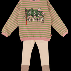 벨리타앤보이즈 핑크 상하복 세트 M 사이즈 새상품