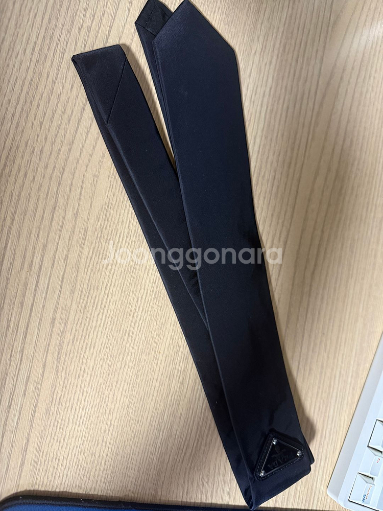 프라다 개버딘 리나일론 넥타이--2