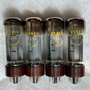 Tesla테슬라 EL34/6CA4. O-O 노랑 NOS 메치콰드 판매
