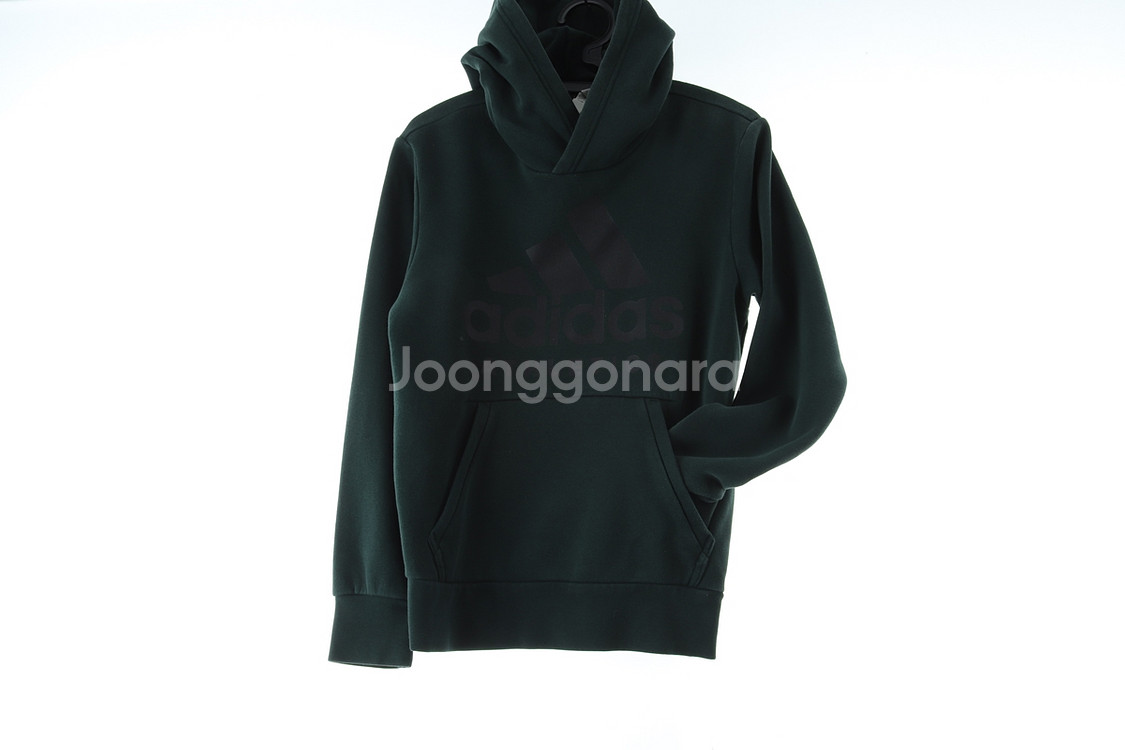 (S) 아디다스 후드티셔츠 운동 기모 기능성--1