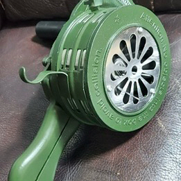 미군식 수동 핸드 사이렌 빈티지 골동품 수집품 소장품