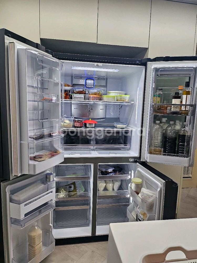엘지4도어 대형냉장고--3