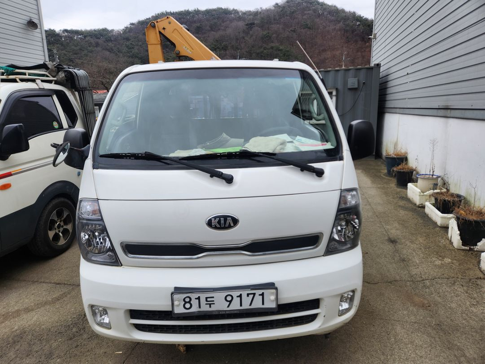 봉고3 1톤 동해433 크레인 크래인 팝니다--1