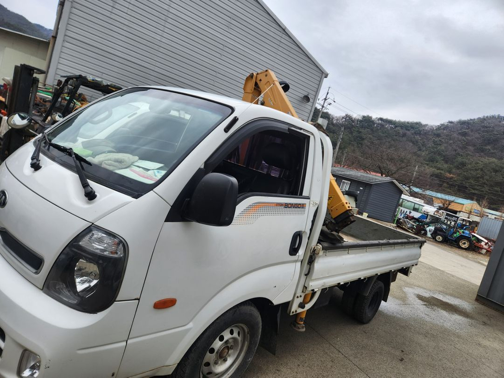 봉고3 1톤 동해433 크레인 크래인 팝니다--2