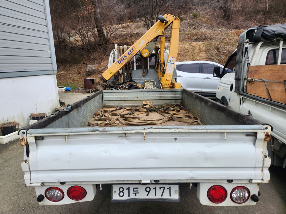 봉고3 1톤 동해433 크레인 크래인 팝니다--3