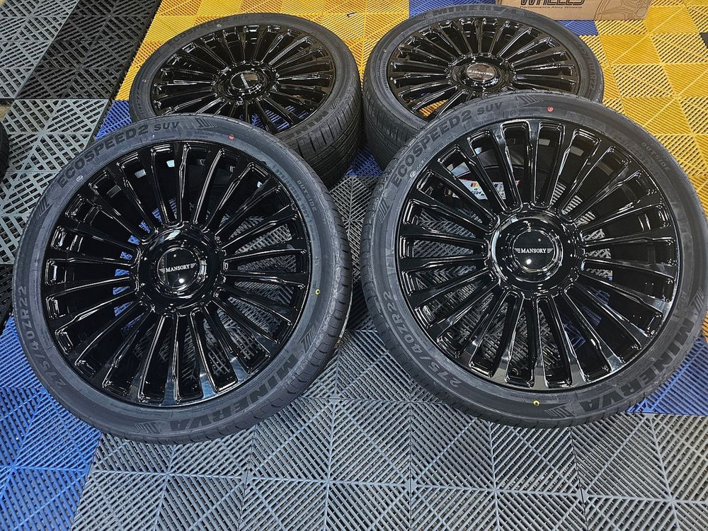 아우디 이트론 E-TRON Q7 만소리 스타일 22인치 신품휠타이어--1