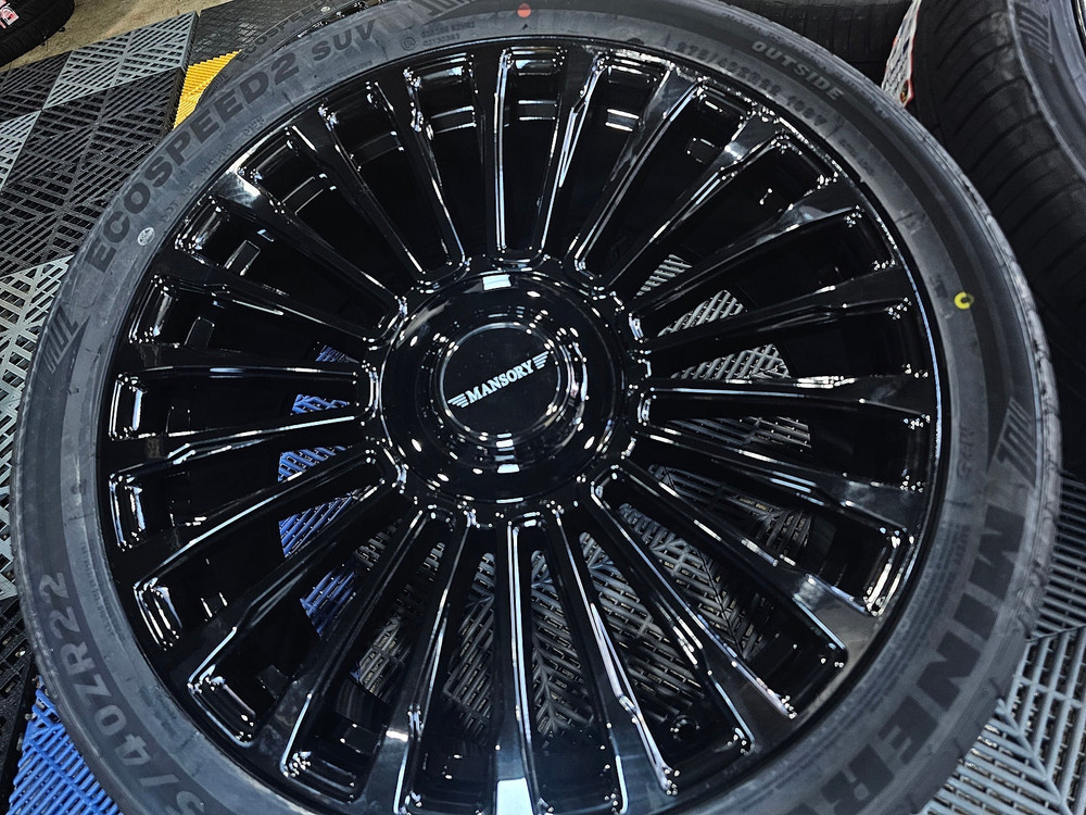 아우디 이트론 E-TRON Q7 만소리 스타일 22인치 신품휠타이어--2