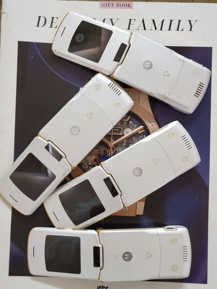 공신폰 모토로라 ms500w 화이트골드(무상AS 6개월--3