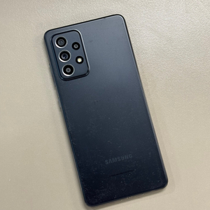 갤럭시A52S 블랙색상 128용량 미파손 가성비 꿀매물 서브용 배달용 게임용 추천