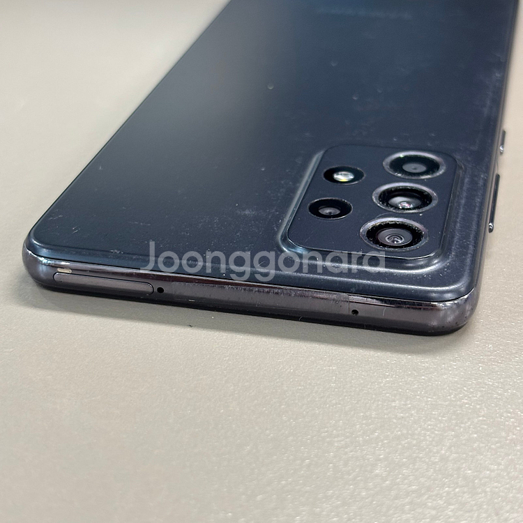 갤럭시A52S 블랙색상 128용량 미파손 가성비 꿀매물 서브용 배달용 게임용 추천--7