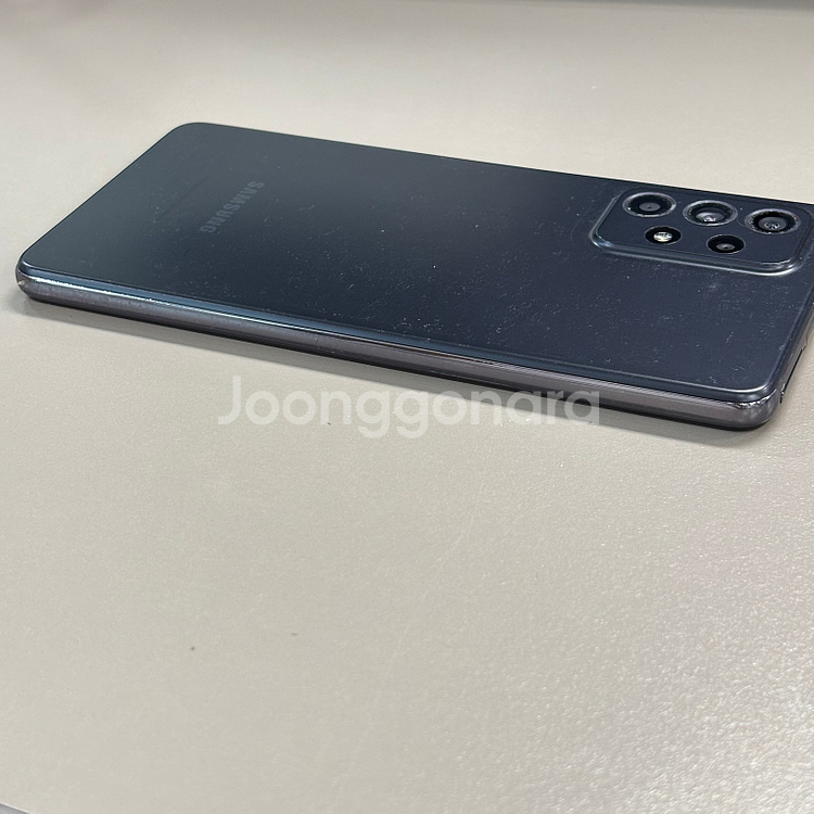 갤럭시A52S 블랙색상 128용량 미파손 가성비 꿀매물 서브용 배달용 게임용 추천--6