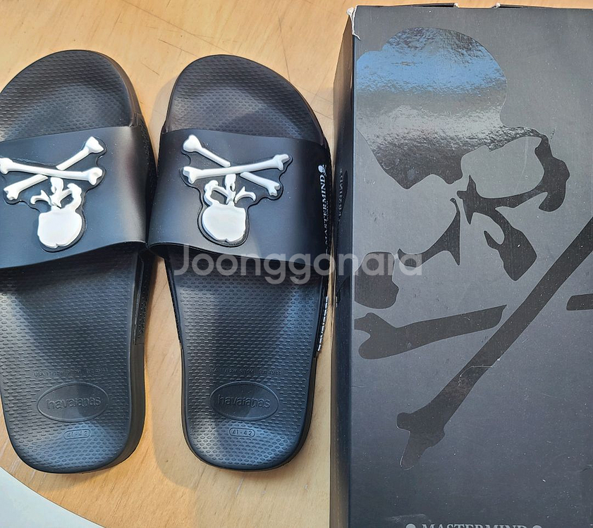 havaianas x mastermind 슬리퍼(블랙)--3