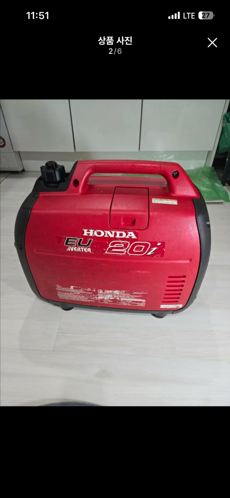 혼다 EU20i 인버터 발전기 이미지