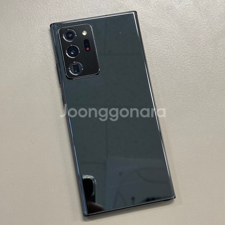 갤럭시노트20울트라 블랙색상 256용량 미파손 가성비 꿀매물 서브용 배달용 게임용추천 터치 정상--0