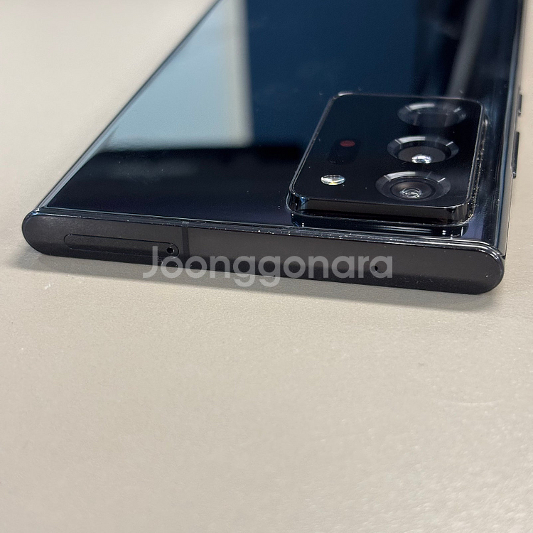 갤럭시노트20울트라 블랙색상 256용량 미파손 가성비 꿀매물 서브용 배달용 게임용추천 터치 정상--6