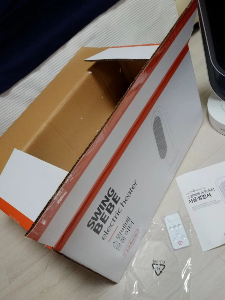 온풍히터기.새상품.상.하.좌.우.회전.스윙베베 이미지