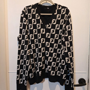 풋조이 남성 골프웨어 니트 가디건 집업