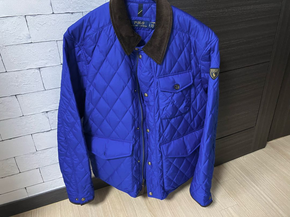 폴로 랄프 로렌 발수 퀼트 자캣 로얄 블루 세재품 팝니다--1