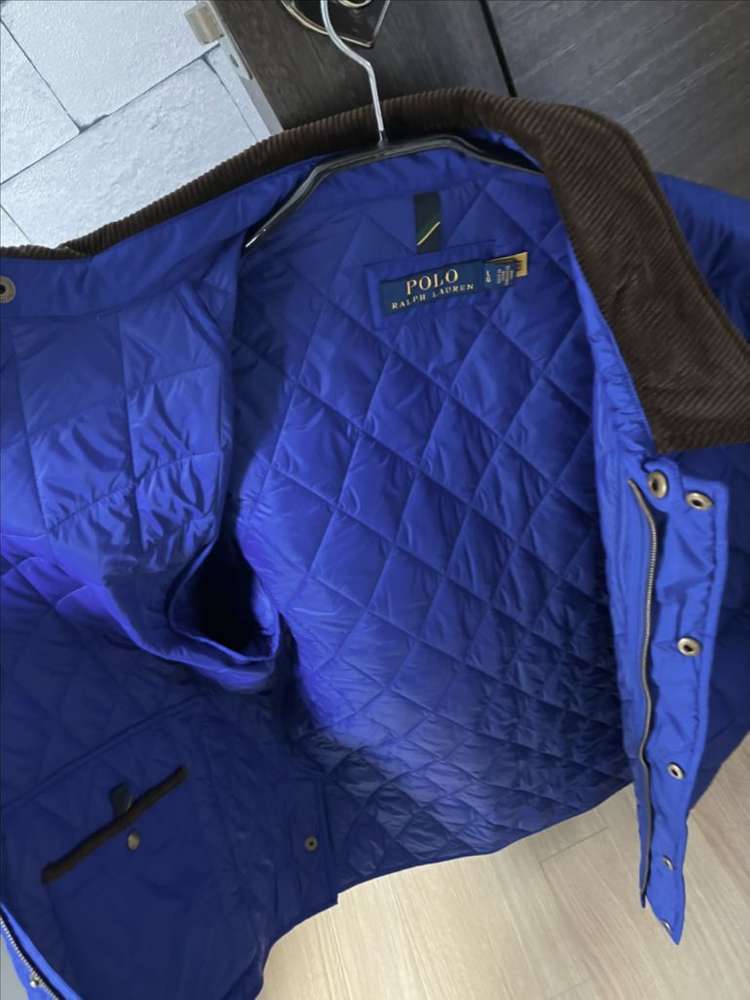 폴로 랄프 로렌 발수 퀼트 자캣 로얄 블루 세재품 팝니다--3