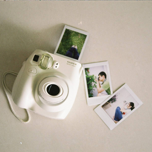 후지필름 Instax Mini 7S 카메라+ 케이스+필름 4통