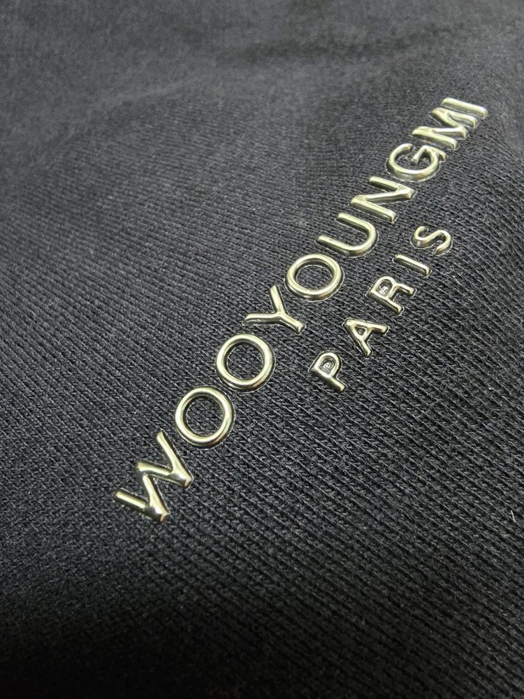 우영미 크롭 후드티 36 블랙 정품 운포--2