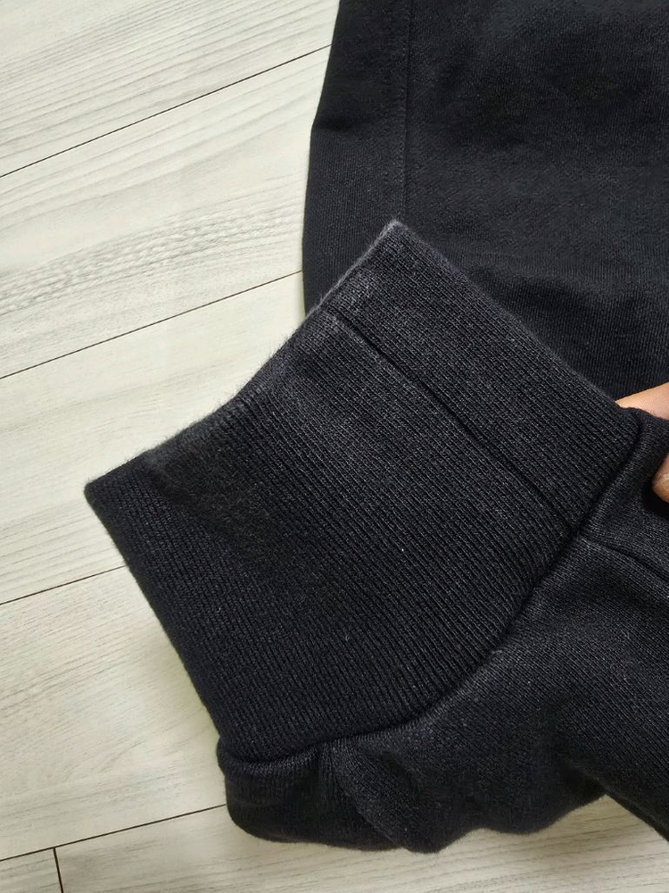 우영미 크롭 후드티 36 블랙 정품 운포--8