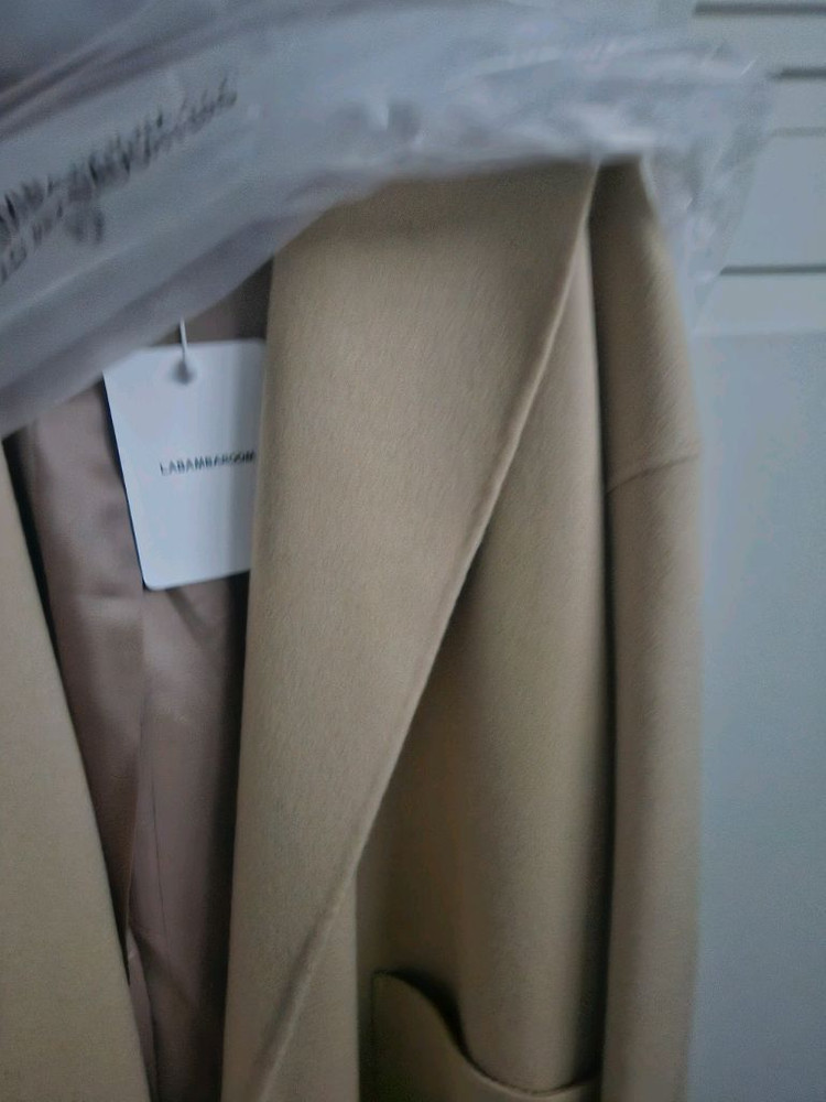 라밤바룸 숄 볼륨 울캐시 코트 새상품--6