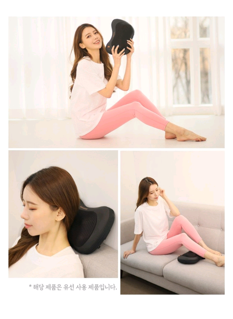 마사지기 쿠션 안마기 목 어깨 종아리 허벅지 안마 8구 쿠션안마기 마사지기 안마기지군 지압 국민 힐링케어 온열안마--0