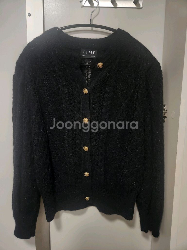 한섬 타임 알파카 블렌드 니트 가디건 (b품)--1