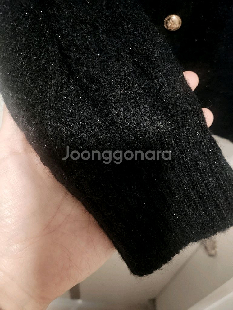 한섬 타임 알파카 블렌드 니트 가디건 (b품)--3