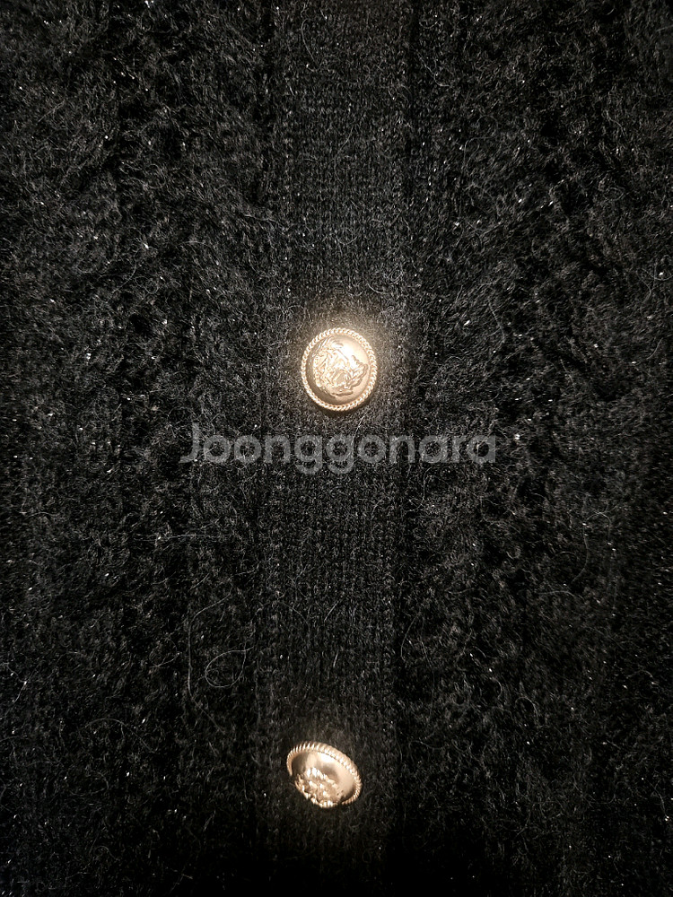 한섬 타임 알파카 블렌드 니트 가디건 (b품)--4