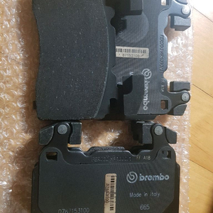 GM베리타스 브레이크패드 브렘보 고성능4P용, 악델코2P용, 키트,볼트세트 이미지