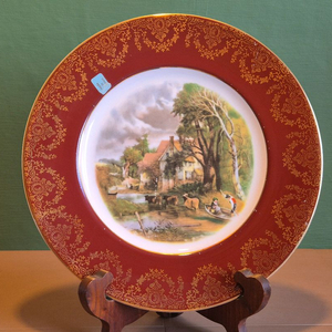 프랑스 엔틱 대접시 한장 이미지