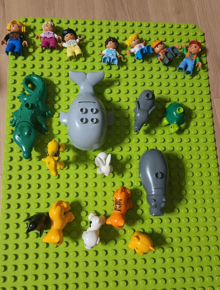 레고 듀플로 10507, 10508, D58232,듀플로 판, 레고 동물 이미지