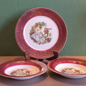 U.S.A엔틱 세브링 22K골드 접시.개당가